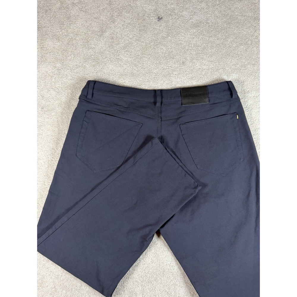 Oliver's Los Angeles Apparel Mens Navy Passage Stretch Tech Pant Size 34 (34x28)